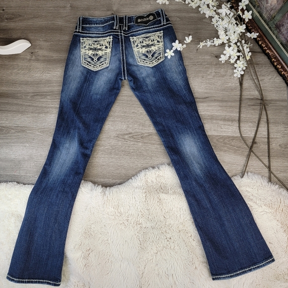 STUDIO 5 Boot Cut Jeans with Embellishments - Picture 12 of 16